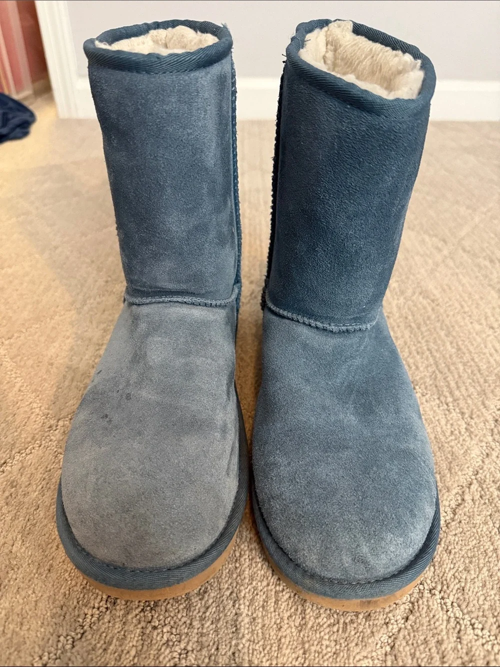 Kookaburra blue suede boots style 1017090 sz 9